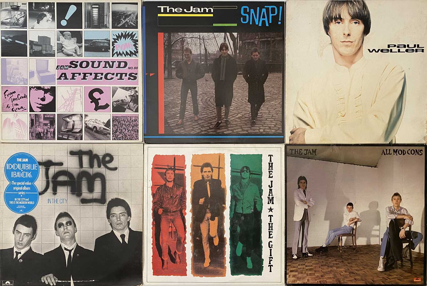 Lot 57 - PAUL WELLER/ THE JAM - LP PACK
