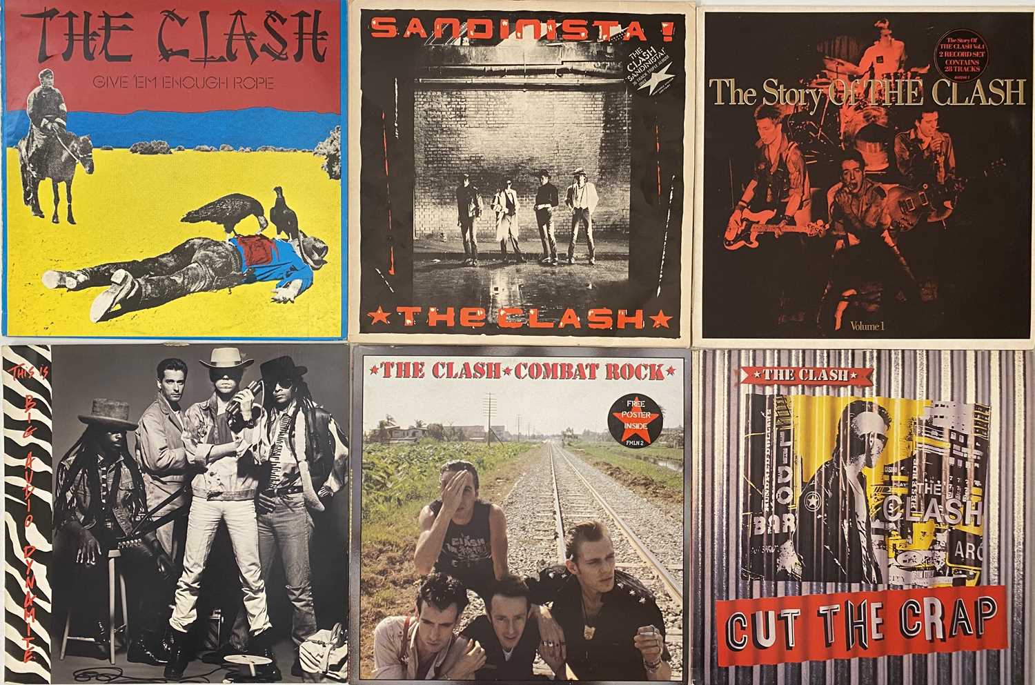 Lot 61 - THE CLASH AND RELATED - LP/ 12" PACK