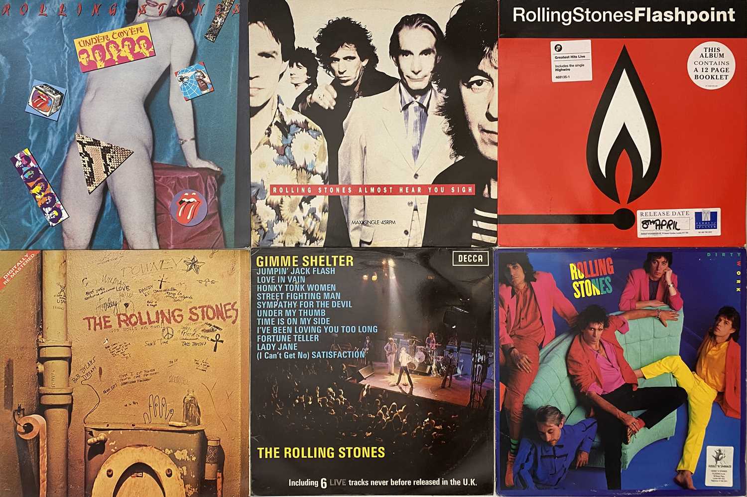 Lot 70 - THE ROLLING STONES AND RELATED - LP COLLECTION
