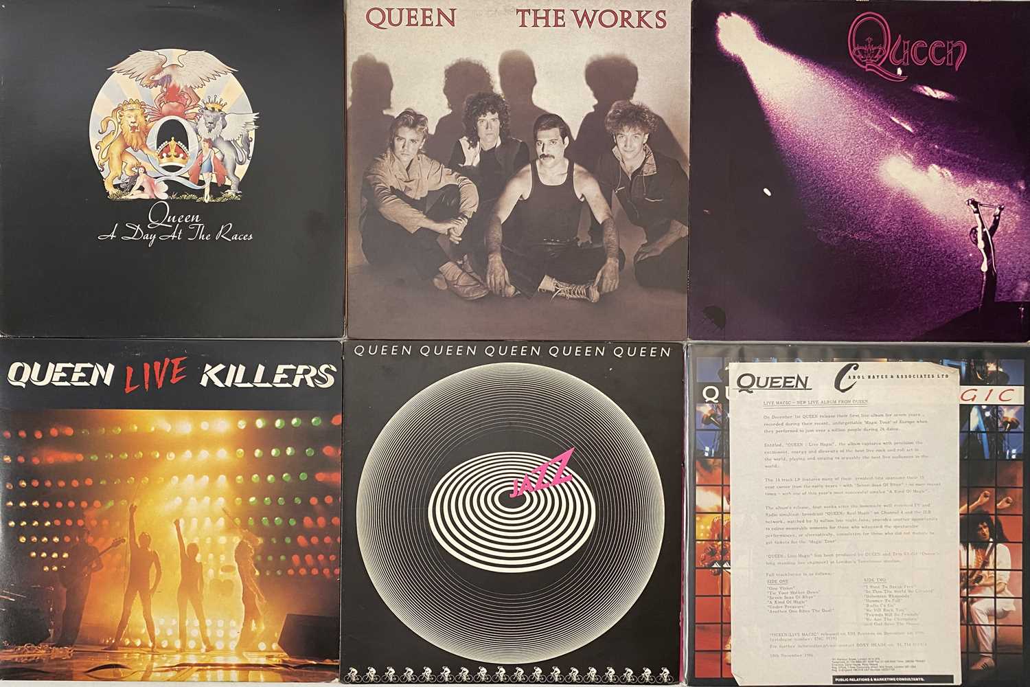 Lot 75 - QUEEN - LP PACK