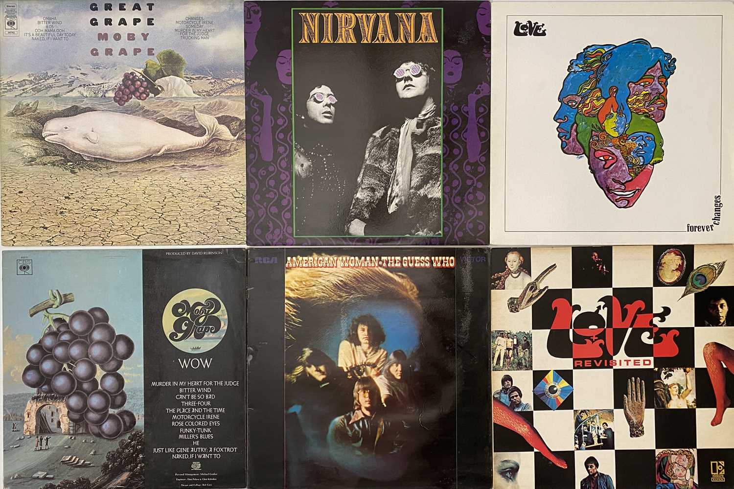 Lot 78 - CLASSIC/ ALT/ PSYCH - ROCK LP PACK