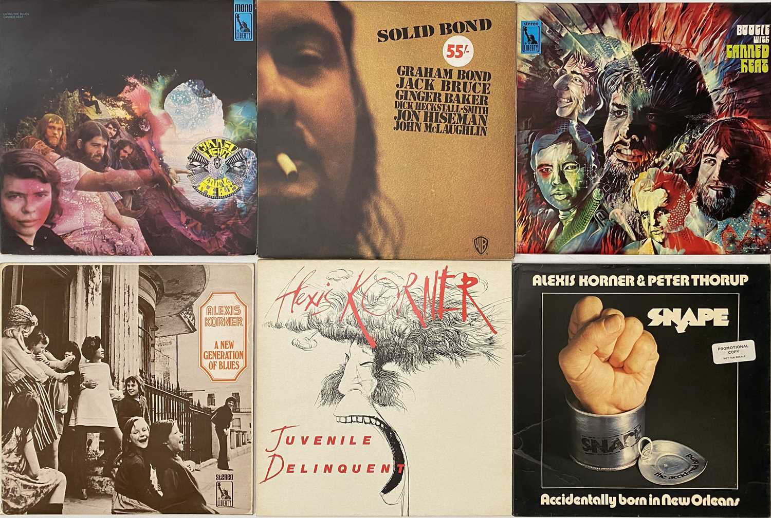 Lot 81 - BLUES/ ROCK - LP PACK