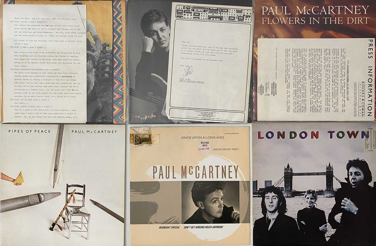 Lot 82 - PAUL MCCARTNEY/ WINGS - LP/ 12" PACK (INC PROMOS)