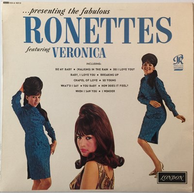 Lot 807 - THE RONETTES - PRESENTING THE FABULOUS RONETTES FEAT VERONICA LP (HA-U 8212)