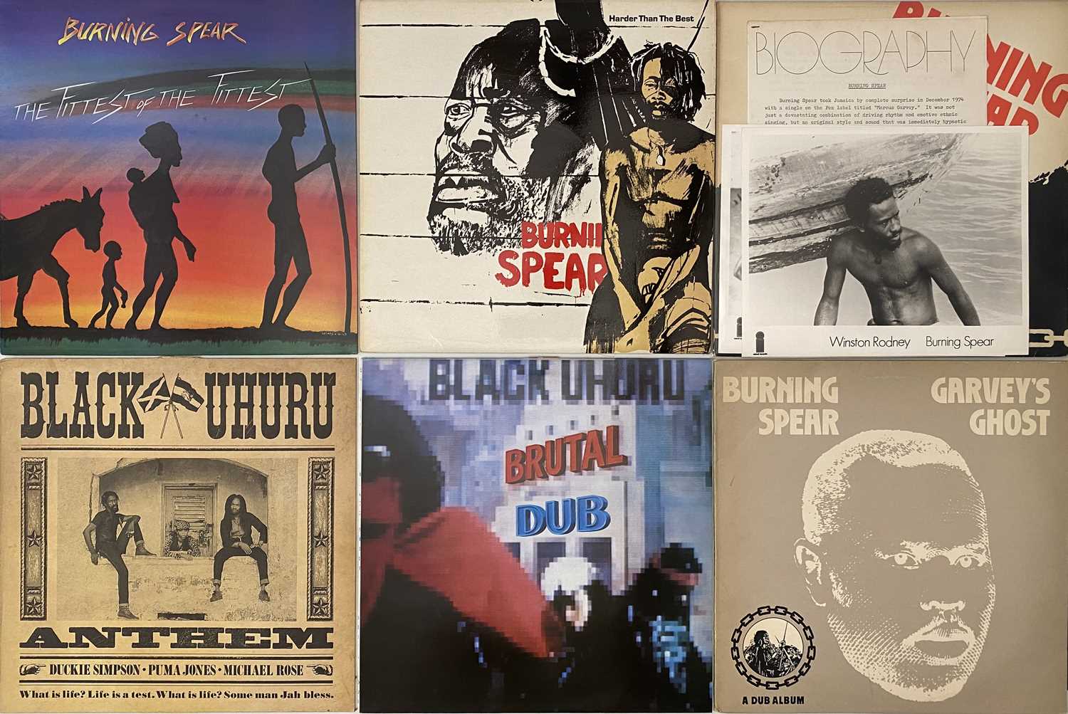 Lot 89 - REGGAE - LP PACK (INC PRESS RELEASE)