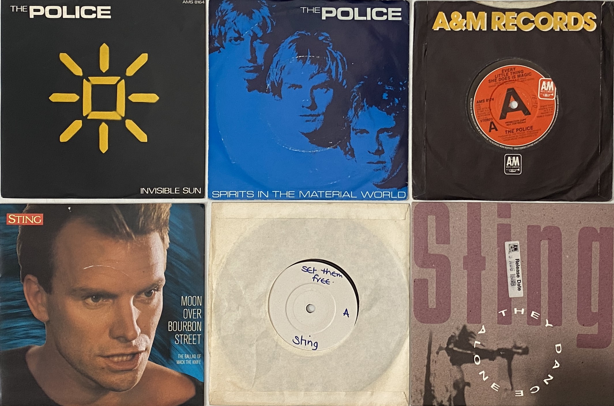 Lot 95 - THE POLICE - LP/ 7