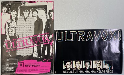 Lot 176 - ULTRAVOX - POSTERS INC 1978 TOUR POSTER.