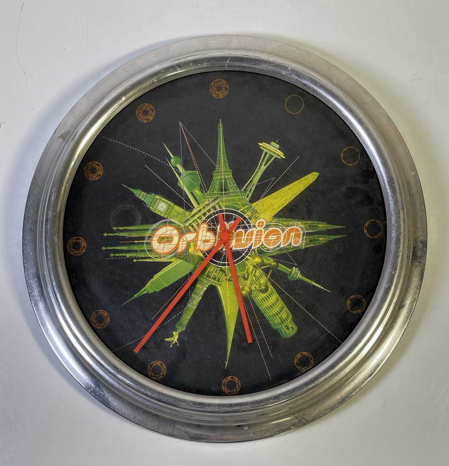 Lot 250 - THE ORB - ORBLIVION PROMOTIONAL CLOCK.