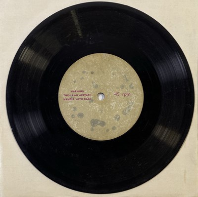 Lot 512 - JEFF BECK - UNRELEASED ACETATE FROM DECEMBER 1973.