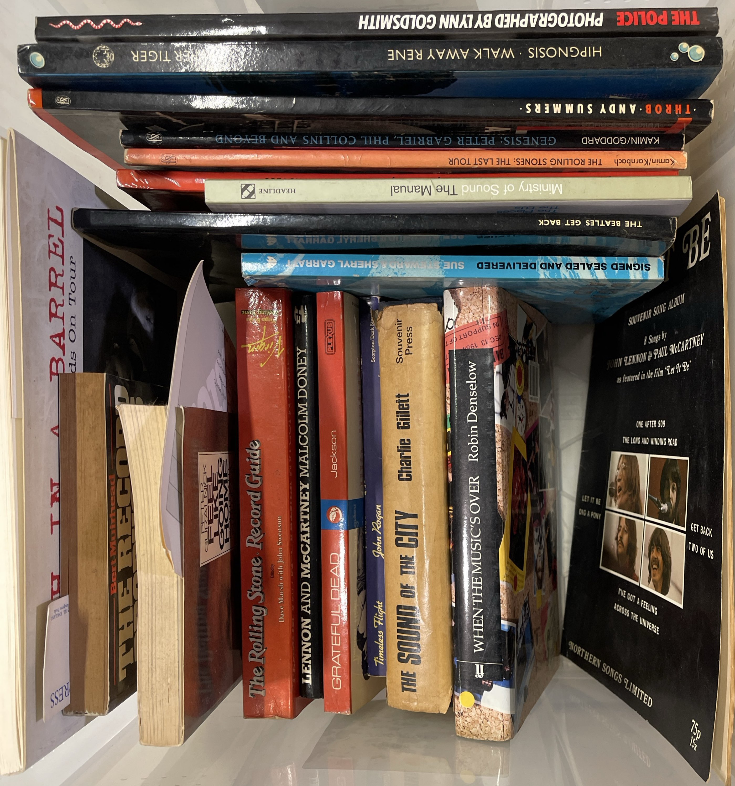 Lot 282 - MUSIC BOOK COLLECTION.