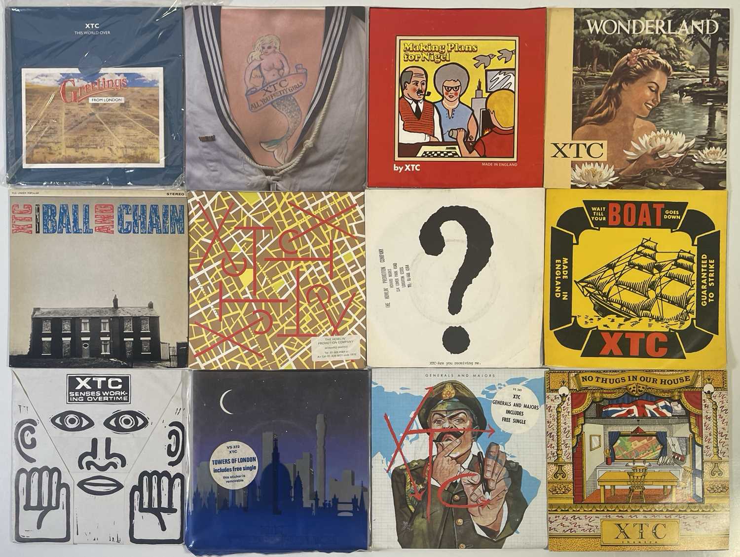 Lot 119 - XTC/ MAGAZINE/ DEVO - 7" PACK