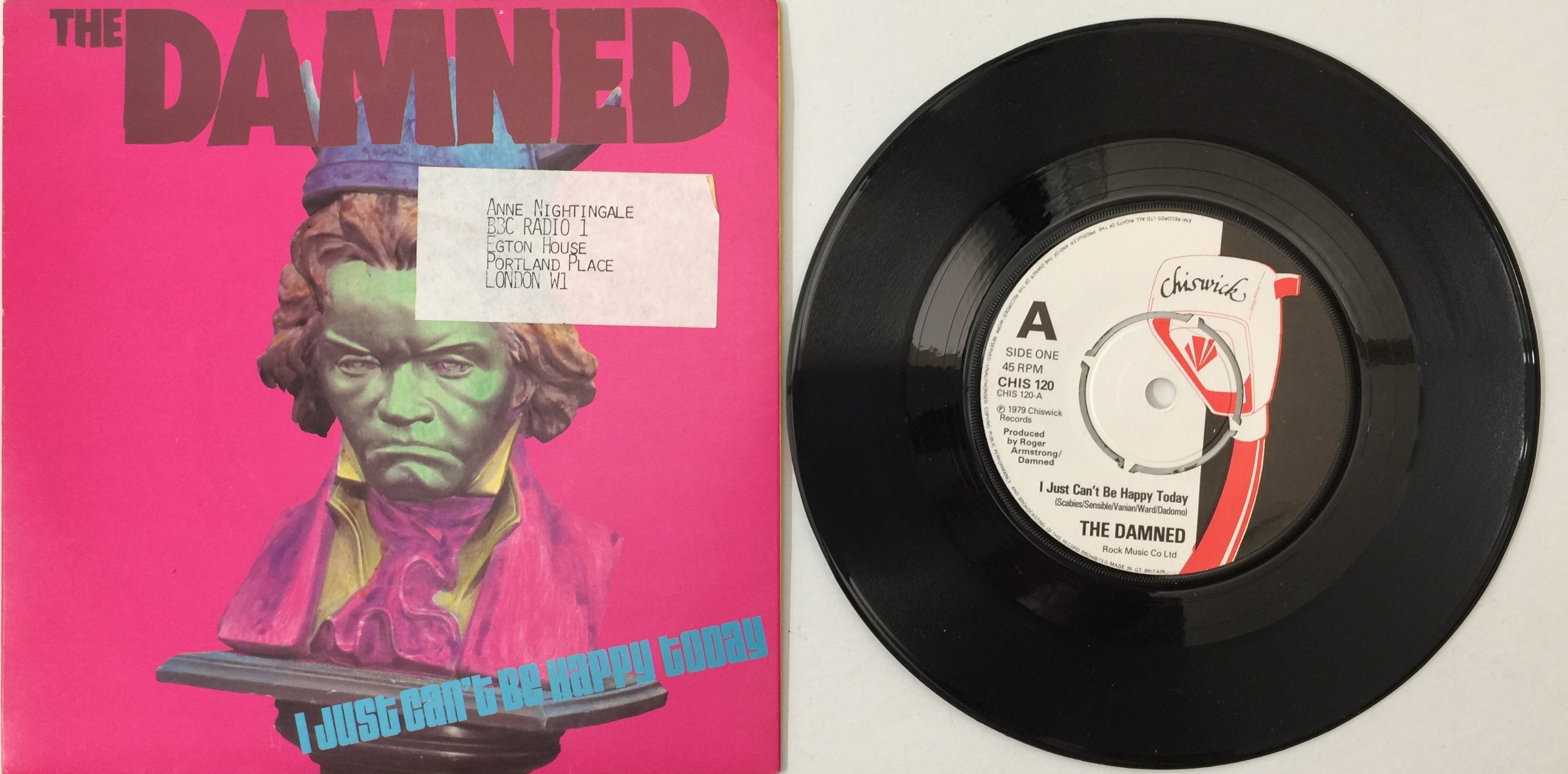 Lot 134 - THE DAMNED - I JUST CAN'T BE HAPPY DJ EDIT 7