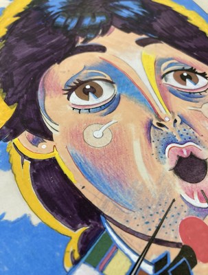 Lot 164 - BUSH HOLLYHEAD ORIGINAL PAUL MCCARTNEY ARTWORK.