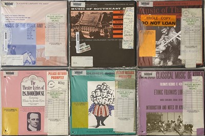 Lot 74 - FOLKWAYS - LP COLLECTION
