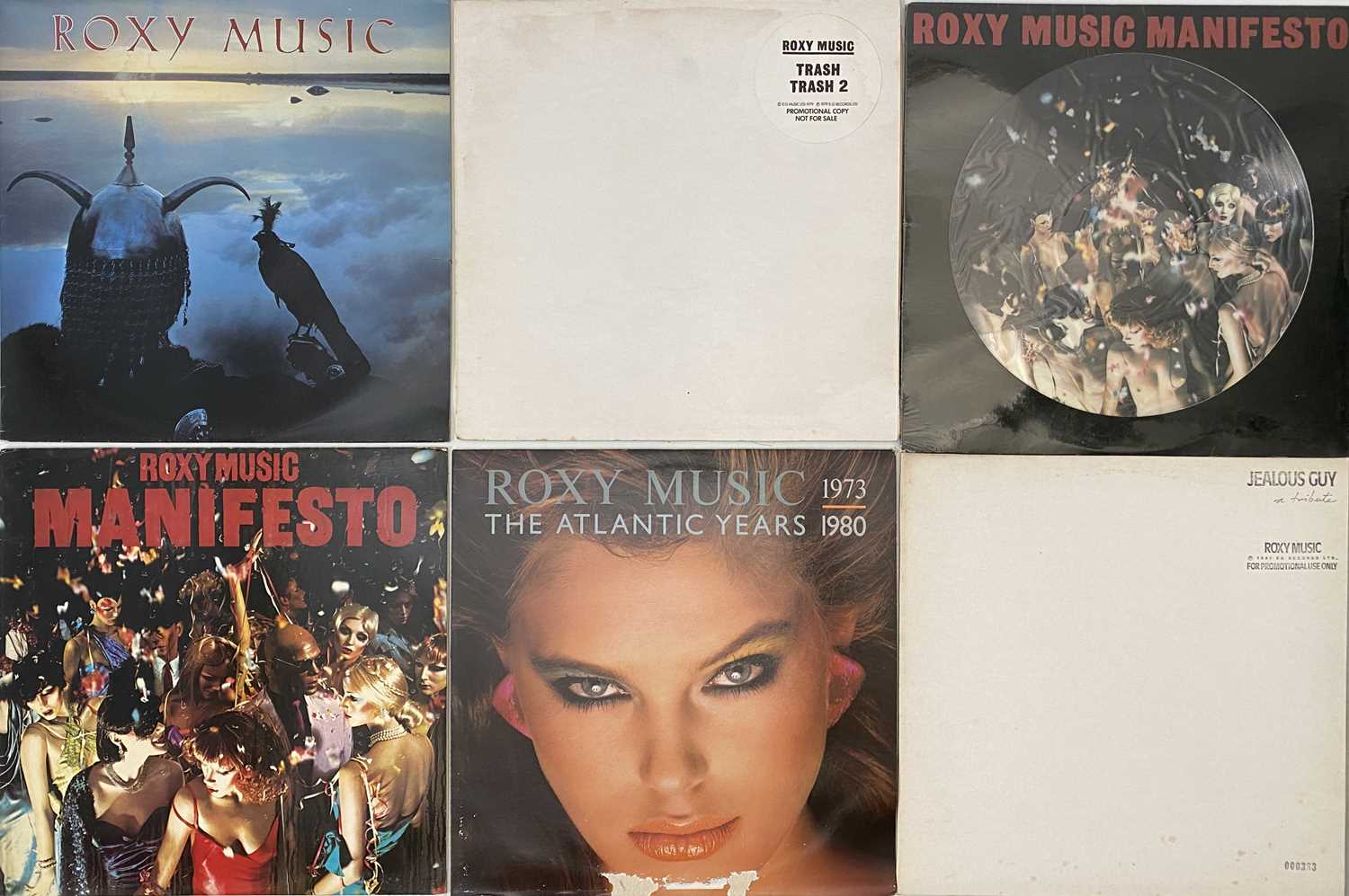 Lot 168 - ROXY MUSIC AND RELATED - LP/ 7