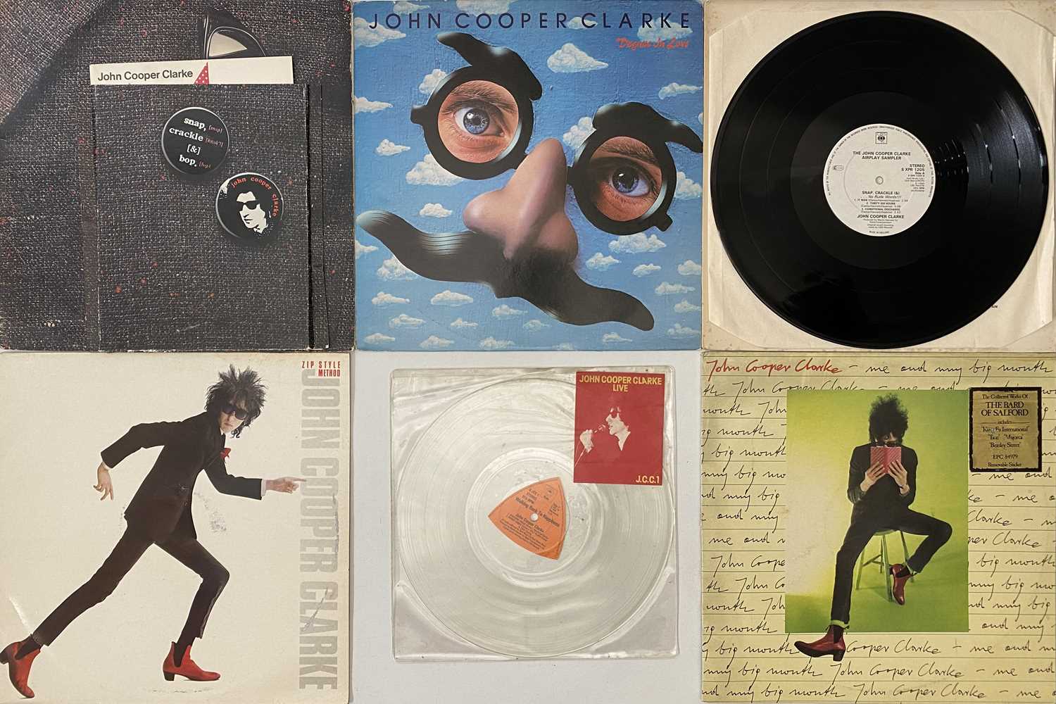 Lot 169 - JOHN COOPER CLARKE - LP/ 12"/ 7" PACK