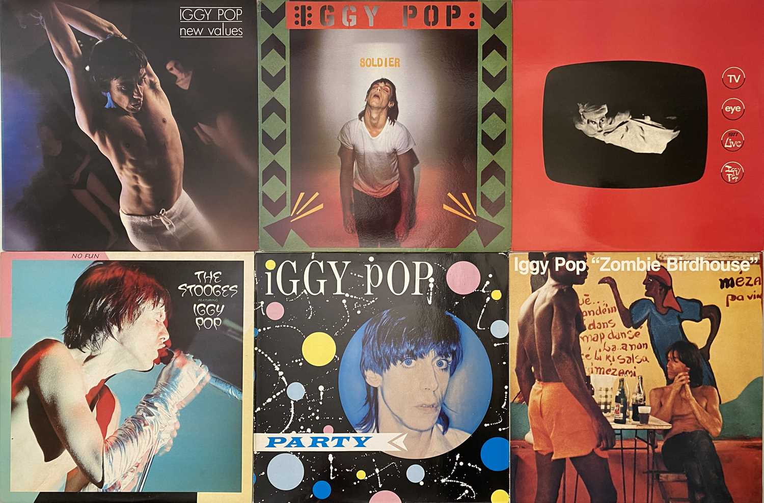 Lot 188 - IGGY POP - LP/ 7" COLLECTION (INC PROMOS/ PRESS RELEASES)