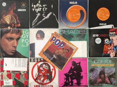Lot 188 - IGGY POP - LP/ 7" COLLECTION (INC PROMOS/ PRESS RELEASES)