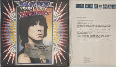 Lot 188 - IGGY POP - LP/ 7" COLLECTION (INC PROMOS/ PRESS RELEASES)