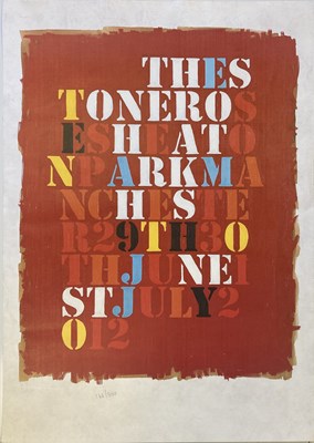 Lot 446 - STONE ROSES LIMITED EDITION HEATON PARK MANCHESTER POSTER.