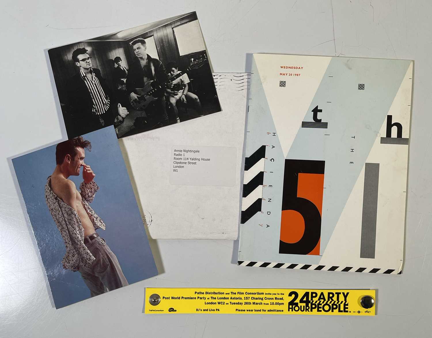 Lot 311 - MANCHESTER MUSIC - HACIENDA / THE SMITHS / STONE ROSES MEMORABILIA.
