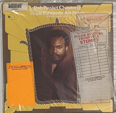 Lot 109 - RUPIE EDWARDS ALL STARS / KING TUBBY - DUB BASKET CHAPTER II - A KING TUBBY'S MIX LP (CTLP 117)