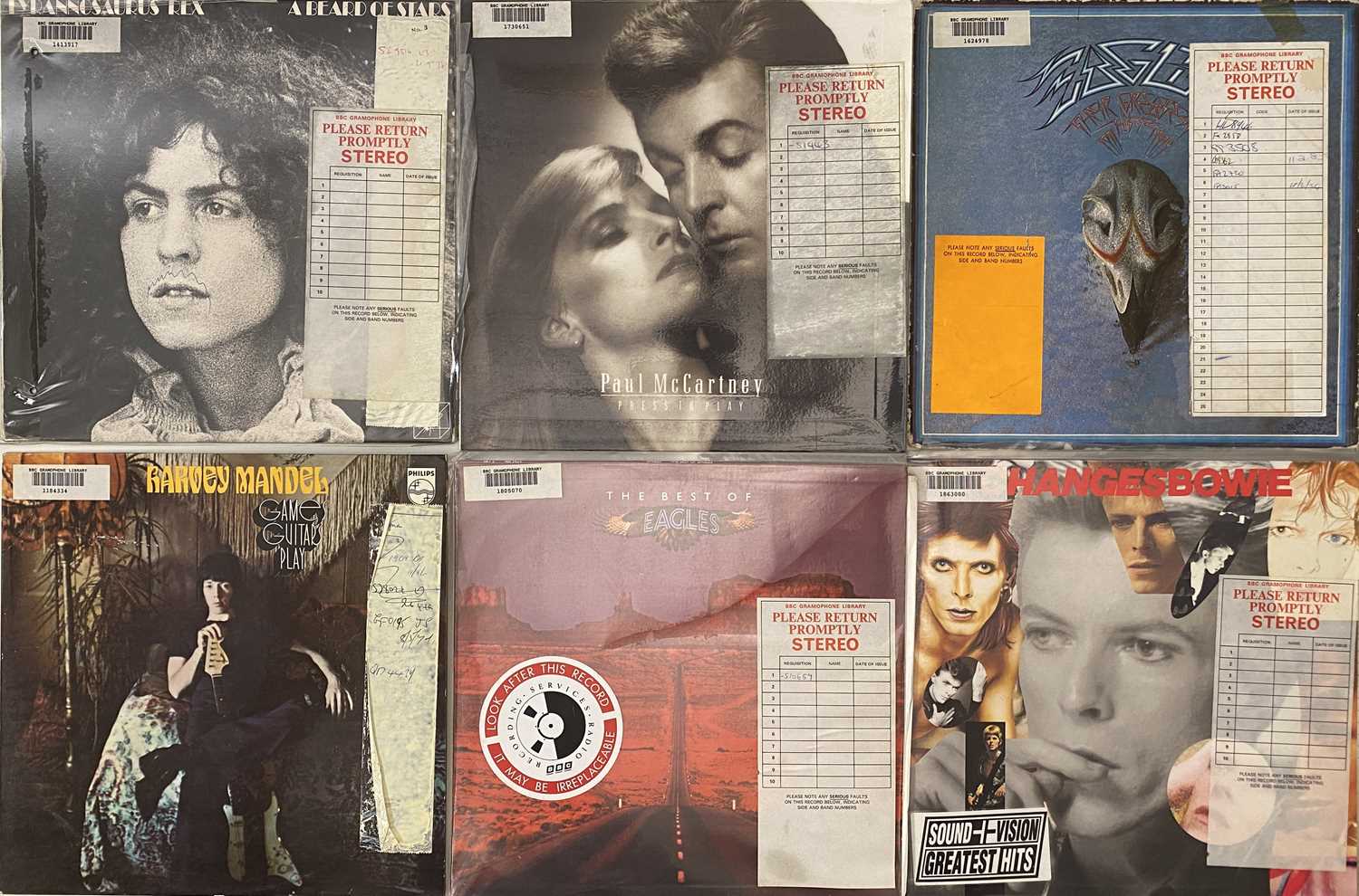 Lot 82 - 600 LPs FROM THE BBC ARCHIVE (INC ROCK / POP / SOUL / FOLK / JAZZ / CLASSICAL AND MORE)