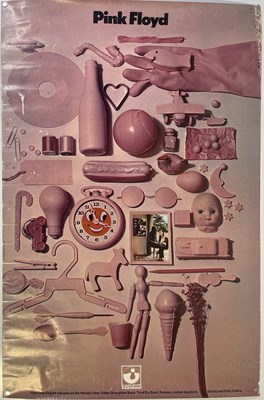 Lot 15 - PINK FLOYD - ORIGINAL HARVEST UMMAGUMMA PROMOTIONAL POSTER.