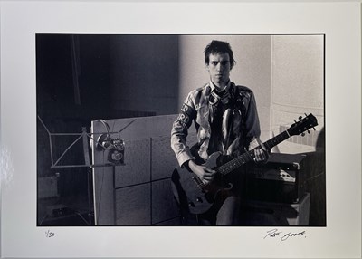 Lot 530 - PETER COOK - SIGNED LIMITED EDITION PHOTOGRAPH - THE CLASH.