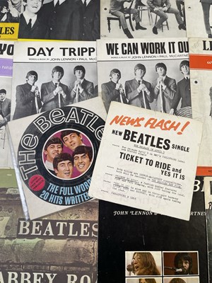 Lot 388 - THE BEATLES - SELECTION OF SHEET MUSIC.