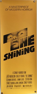 Lot 1420102 - MANHATTAN / THE SHINING POSTERS. TWO MODERN PRINTS OF POSTERS, BOTH ON THICK STOCK/CARD.