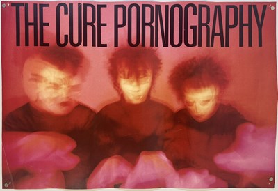 Lot 446 - THE CURE - AN ORIGINAL 1982 PORNOGRAPHY POSTER.