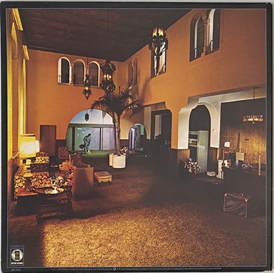 Lot 668 - THE EAGLES - HOTEL CALIFORNIA LP (UK ORIGINAL - LED ZEP SLEEVE MISPRINT - K53051)
