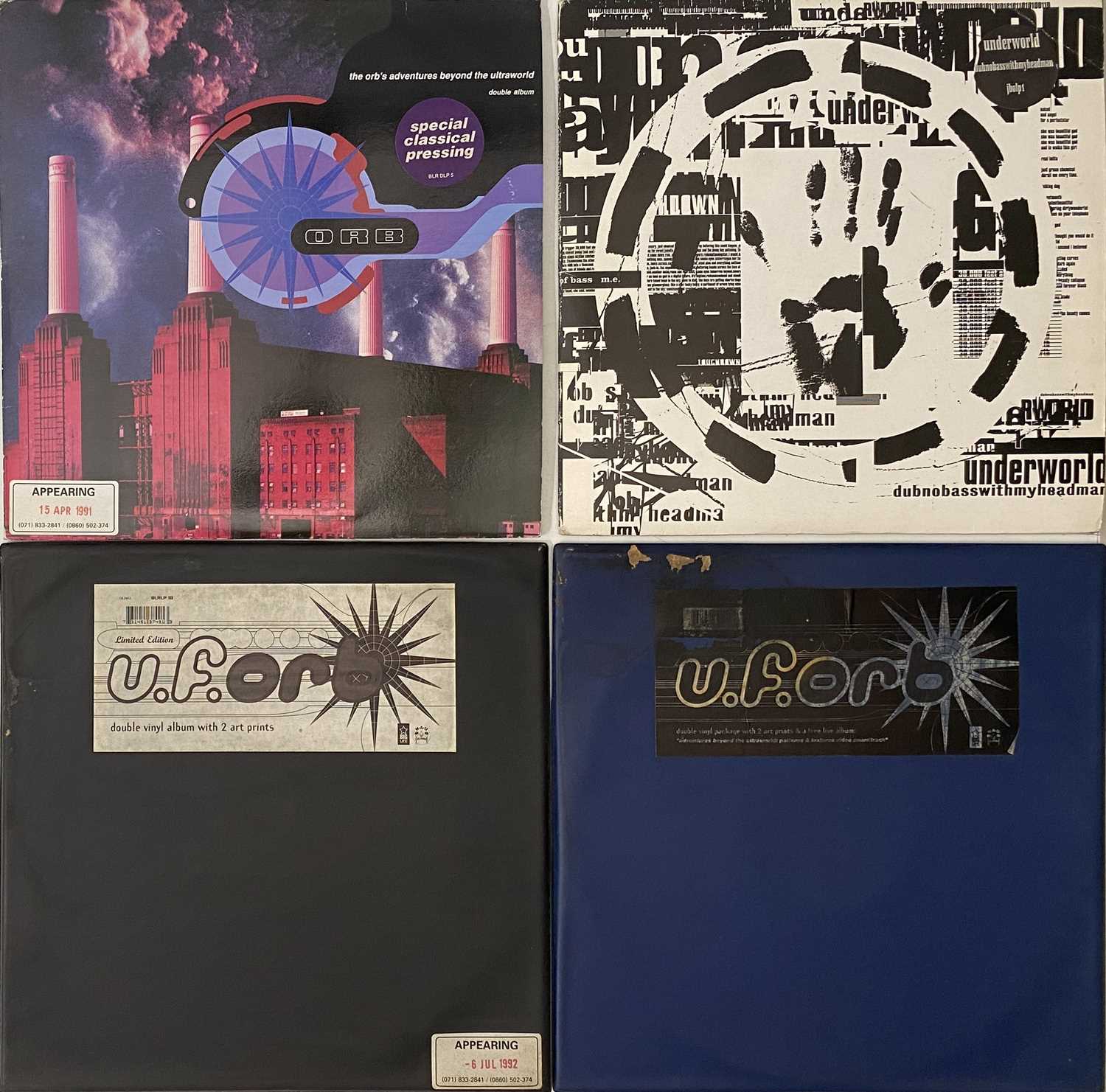 Lot 218 - UNDERWORLD/ ORB - LP/ CD BOX SET PACK