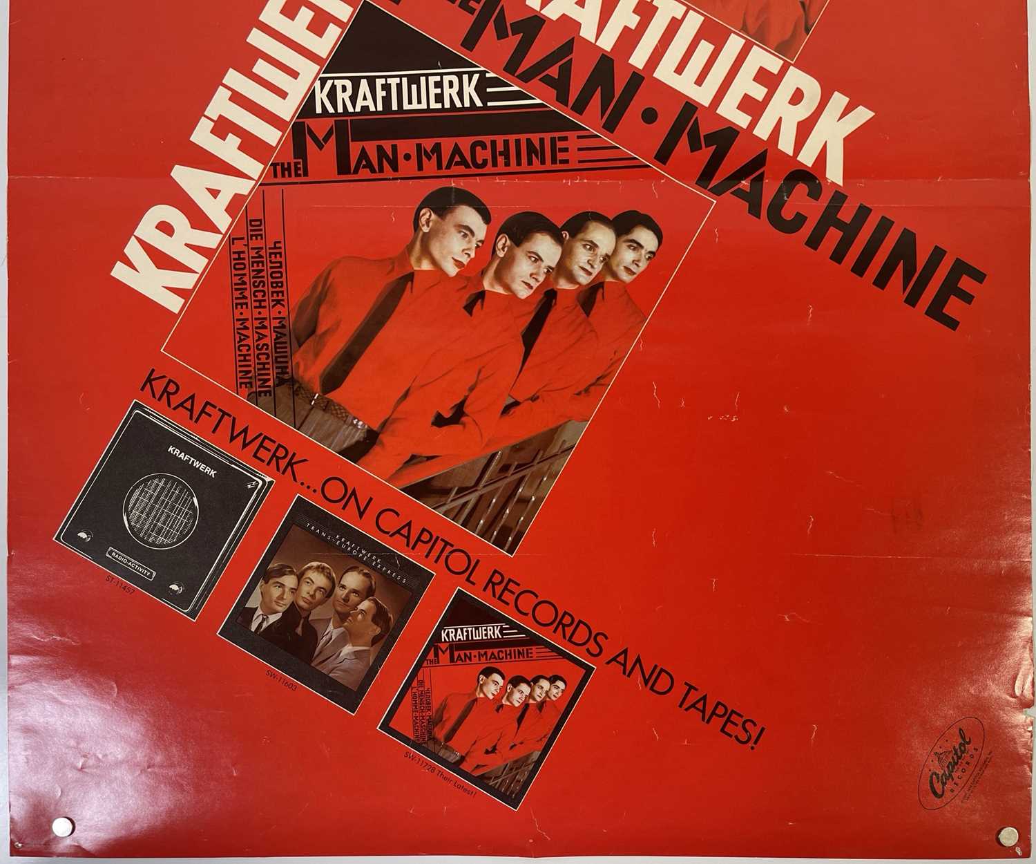 Lot 32 - KRAFTWERK - ORIGINAL US ISSUED CAPITOL