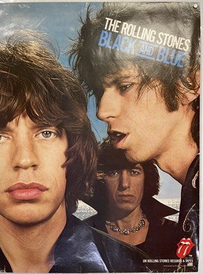 Lot 33 - THE ROLLING STONES - ORIGINAL LARGE FORMAT 'BLACK AND BLUE' PROMO POSTER.