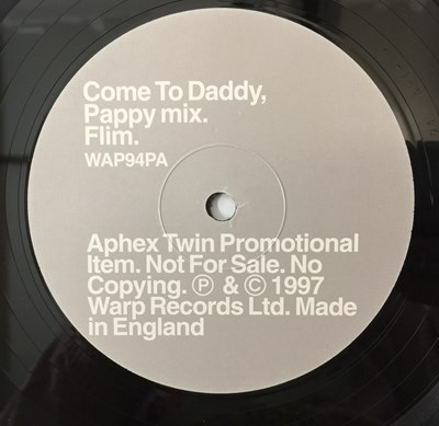 Lot 221 - APHEX TWIN - COME TO DADDY 12" PROMO (WARP RECORDS - WAP94P)