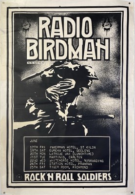 Lot 38 - AUSTRALIAN PUNK - RADIO BIRDMAN - ORIGINAL 1977 TOUR POSTER.