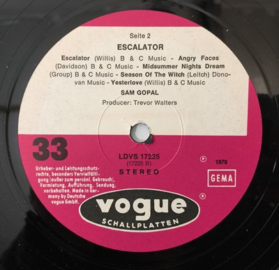 Lot 4 - SAM GOPAL - ESCALATOR LP (LDVS 17225 - GERMAN ORIGINAL PRESSING)