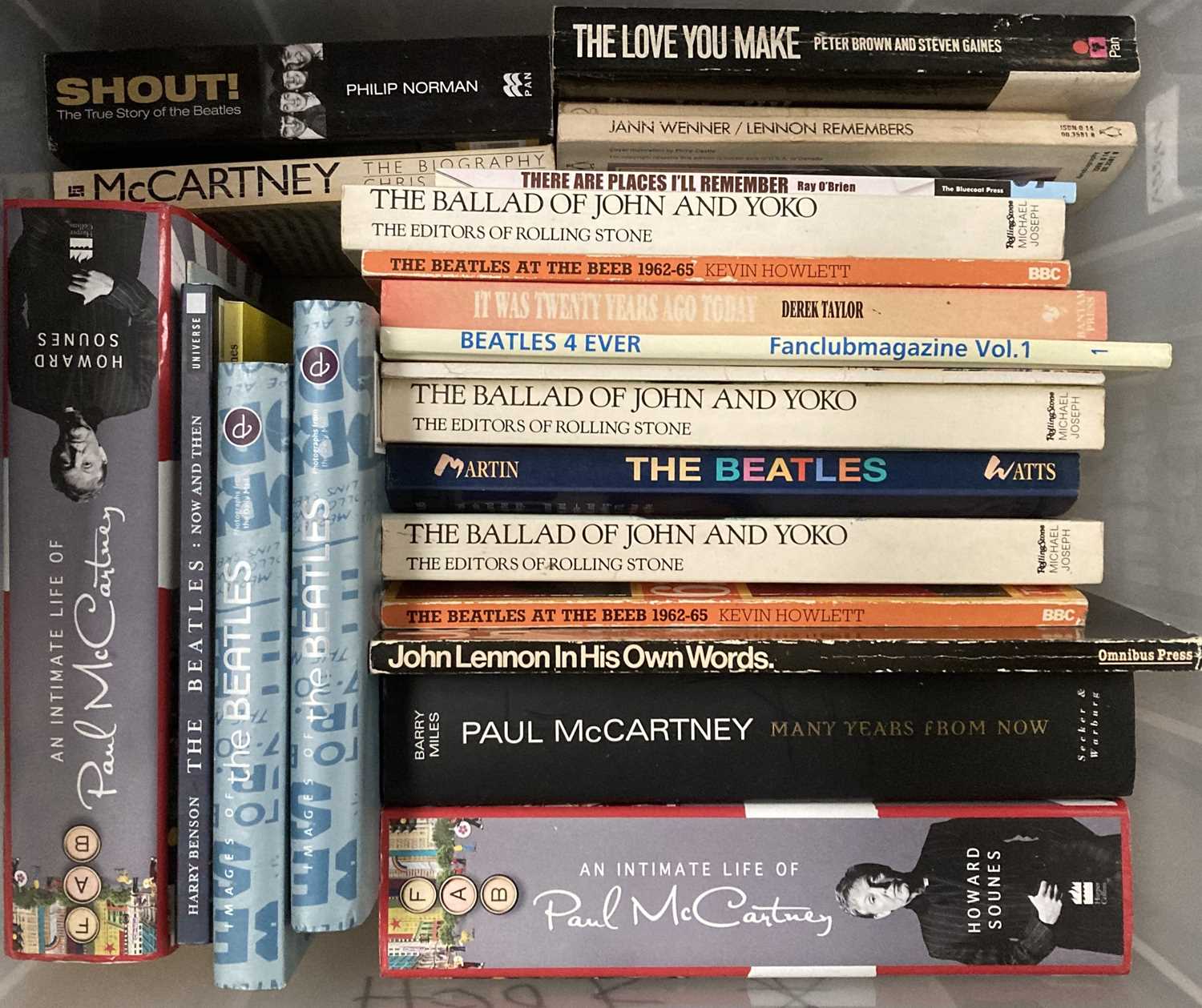 Lot 101 - BEATLES BOOKS.