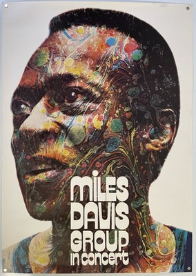 Lot 76 - GUNTHER KIESER COLLECTION - ORIGINAL 1971 MILES DAVIS GROUP POSTER.