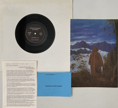 Lot 84 - JOY DIVISION - 'SORDIDE SENTIMENTAL' (COMPLETE ORIGINAL RELEASE OF ATMOSPHERE 'LICHT UND BLINDHEIT' - SS 33 002)