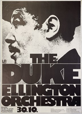 Lot 82 - GUNTHER KIESER COLLECTION - JAZZ POSTERS INC OSCAR PETERSON / DUKE ELLINGTON.