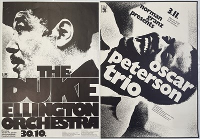 Lot 82 - GUNTHER KIESER COLLECTION - JAZZ POSTERS INC OSCAR PETERSON / DUKE ELLINGTON.