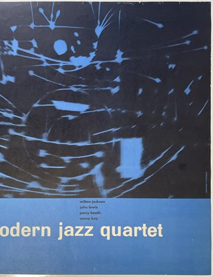 Lot 86 - GUNTHER KIESER COLLECTION - KIESER SIGNED MODERN JAZZ QUARTET POSTER.