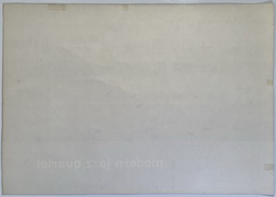 Lot 86 - GUNTHER KIESER COLLECTION - KIESER SIGNED MODERN JAZZ QUARTET POSTER.