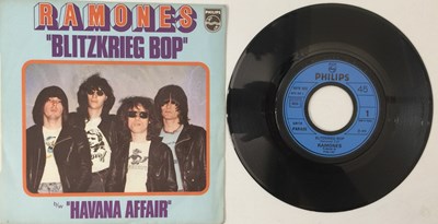 Lot 93 - RAMONES - BLITZKRIEG BOP 7" (ORIGINAL FRENCH P/S RELEASE - PHILIPS 6078 503)