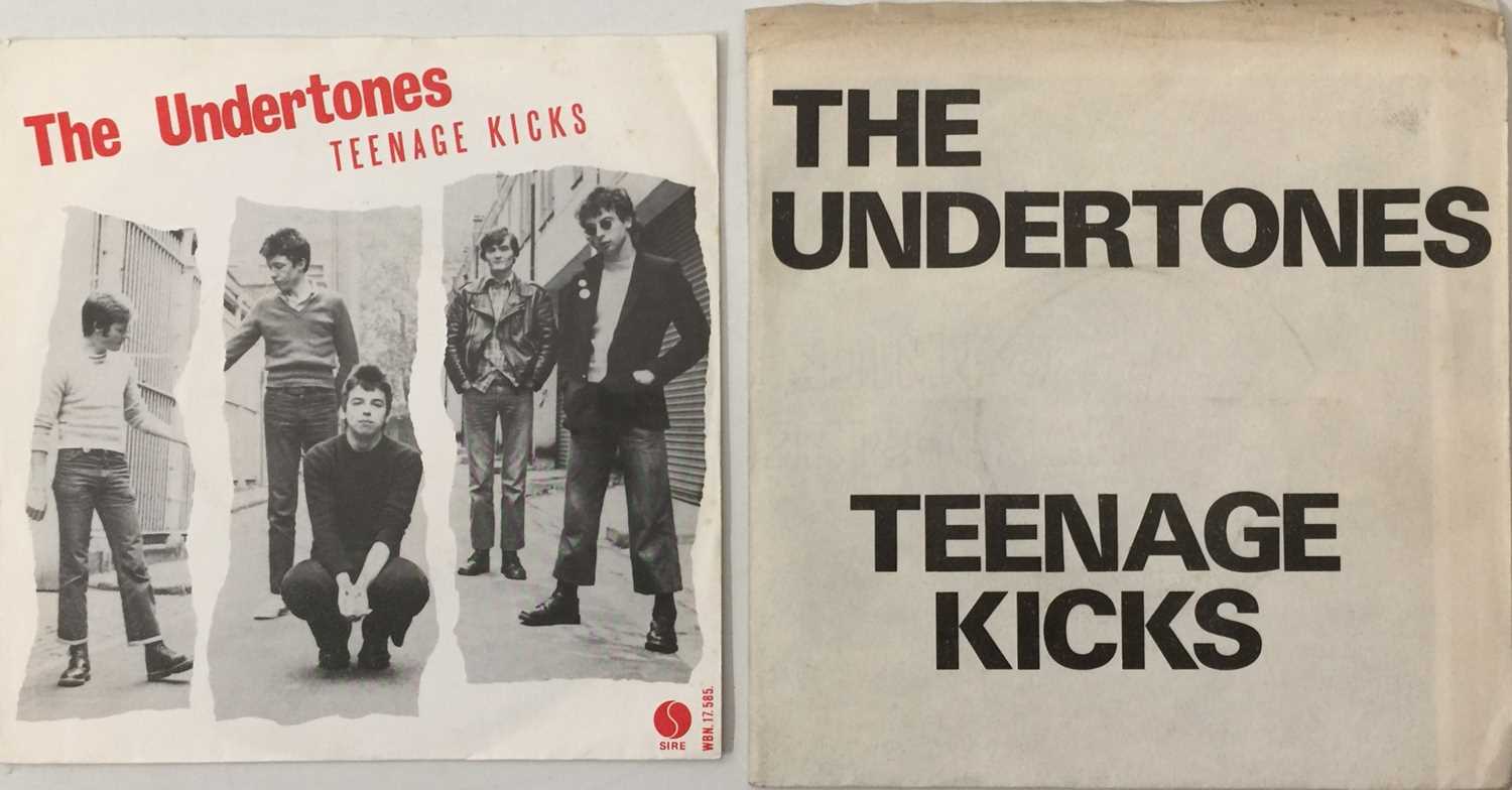 Lot 106 - THE UNDERTONES - TEENAGE KICKS 7" PACK (ORIGINAL UK AND BELGIAN COPIES)