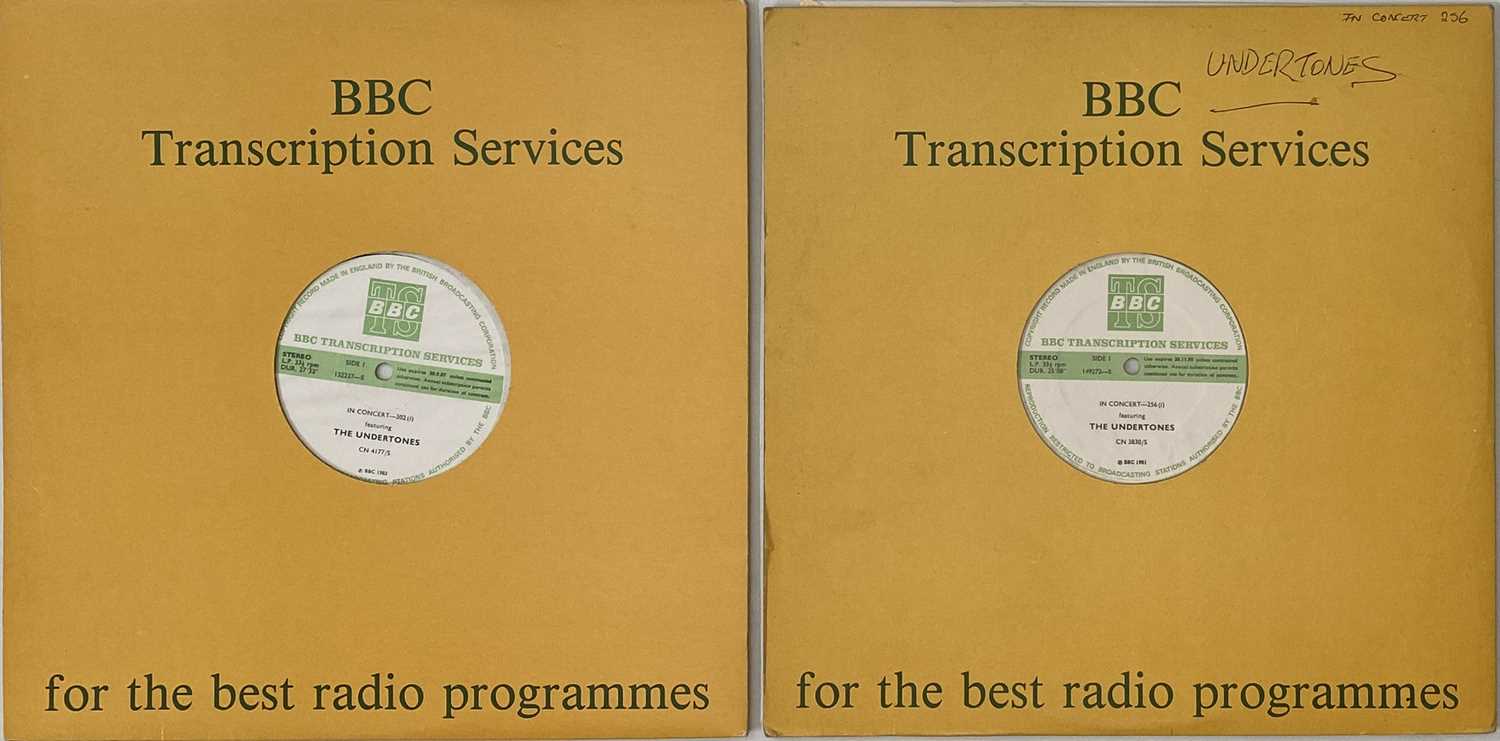 Lot 107 - THE UNDERTONES - BBC TRANSCRIPTION SERVICES LPs (ORIGINAL COPIES - SHOWS 256/302)