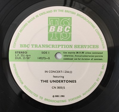 Lot 107 - THE UNDERTONES - BBC TRANSCRIPTION SERVICES LPs (ORIGINAL COPIES - SHOWS 256/302)